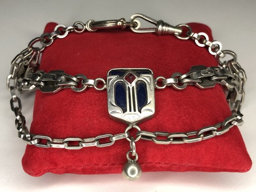 Antik taschenuhrkette mit - taschenuhrkette,