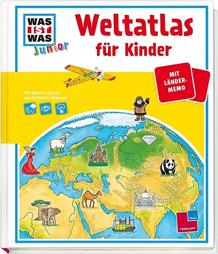 Junior weltatlas für kinder - weltatlas,