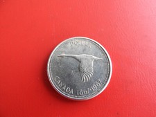 * Kanada 1 Dollar 1967 Silber * Kanadagans (28)(Alb.6)