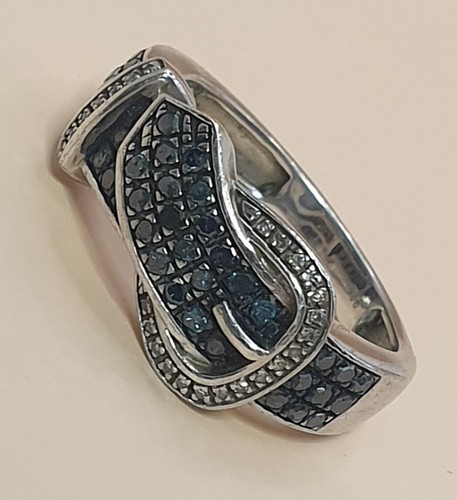 Blaue und weiße diamanten - blaue,
