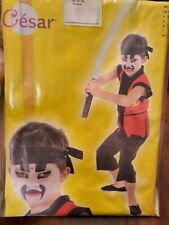 Kostüm Kinder Jungen Gr. 132 Samurai Fasching Karneval Fasnet Halloween