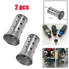 2× 51mm Motorrad Auspuff