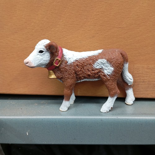 Schleich kalb mit - kalb, glocke