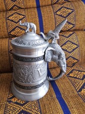 Bierkrug Aus METALL mit Deckel