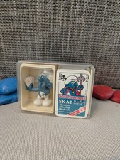 1x Werbeschlumpf Mit dazugehörigem Kartenspiel ASS Schlümpfe Smurfs E012