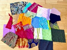 Vintage Sari Stoff Reststoffe