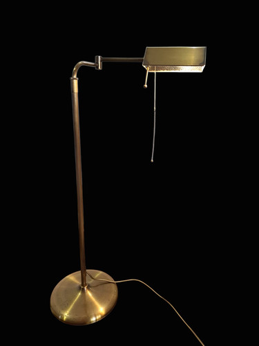 Vintage messing stehlampe - vintage,