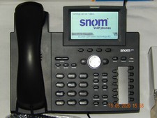 Snom 370 VoIP, ohne Branding, neue Generation VoIP-Telefone,Neu, funktionsfähig