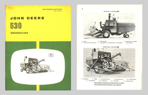 John deere 530 - john, mähdrescher 