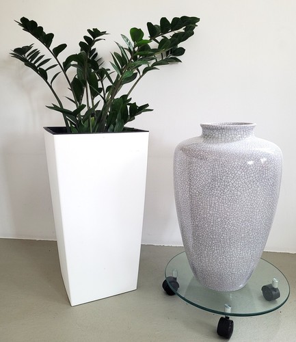 Karlsruher majolika xl vase - karlsruher,