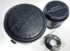 M42 Asahi Pentax SMC Takumar 1,8/85mm Komplettset: Geli., 2x Deck. + Köch. + UV