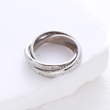 Damen Ring dreiteilig