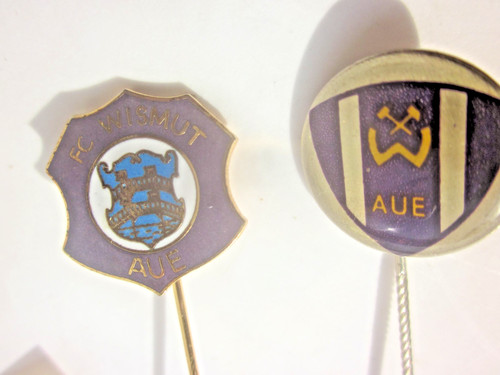 Fußball ddr anstecker 2x - fußball,