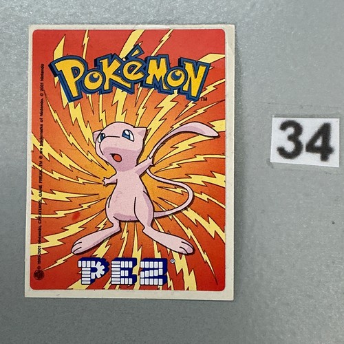 Mew pez 2001 pokémon - 2001, sticker
