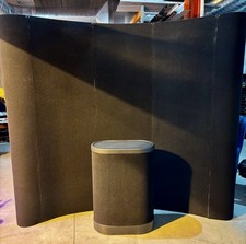 10ft Curved Black Pop-Up Sales