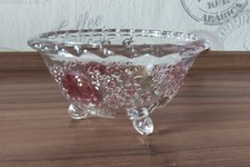 Glasschale mit Rosen Dekor von Walther Glas