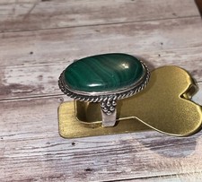 Ring mit Malachit Silber 875