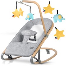 NUKIDO Babywippe Babyschaukel Schaukelsitz Babyliege Baby Wippe Spielbogen