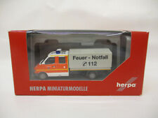 X-34120	Herpa 1:87 Mercedes Sprinter FW Feuerwehr Doka Pritsche/Plane