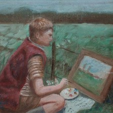 Gustav Heikhaus Porträt Knabe