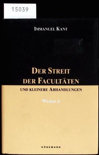 Der streit fakultäten - der,