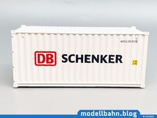 Weißer 20ft Container "DB