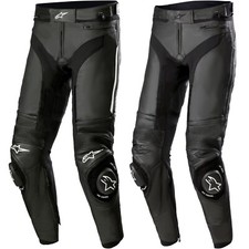 Alpinestars Herren Motorradhose Missile v3 - Motorrad Lederhose Sommer Racing