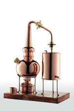 CopperGarden 0,5 Liter Whisky-Destille 0,5L | Tisch-Brennerei | Kupfer-Alembik