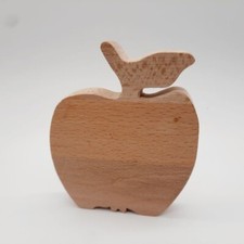 Apfel aus Holz Buche
