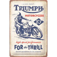 Retro Blechschild TRIUMPH