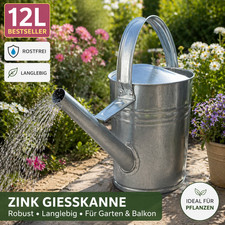 Zink Gießkanne 5–12L Metall