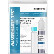 15ml Wasserhärte Testkit Titration – °dH Flüssigkeit Kalktest Gesamthärte GH