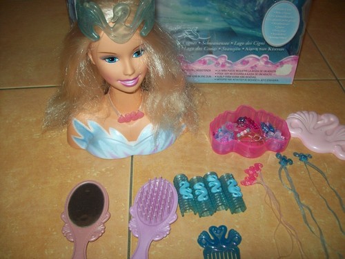Barbie frisierkopf styling - barbie,