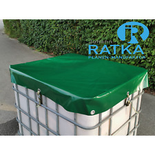 IBC - Abdeckhaube - IBC Gitterbox aus LKW Plane 700g/m² Grün Neu