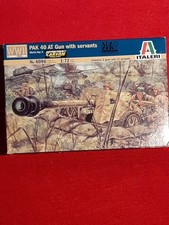 1/72 Modellbau WW2 "German Pak 40" Italeri Set 6096, OVP plus 2x Zusatzrohr #2