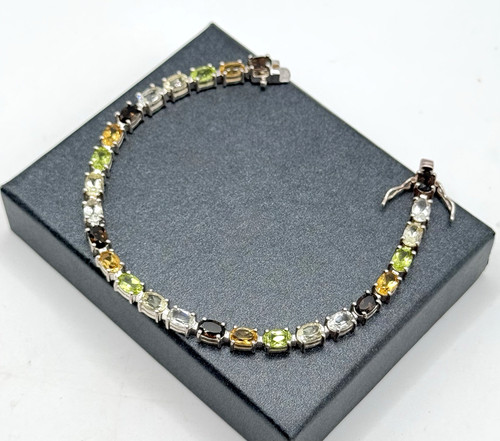 925 silber tennisarmband - 925,