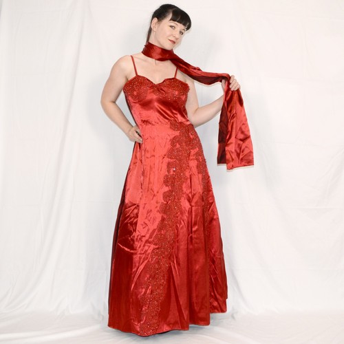 Satin abendkleid korsage - satin,
