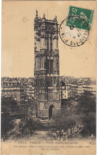 Paris tour saint jacques - 75,