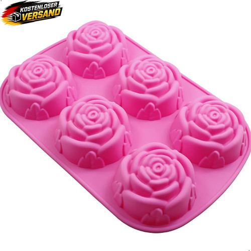 Rosen silikonform kammern - rosen,