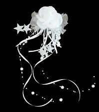 Haarschmuck Kopfschmuck weiß zum Kommunionkleid Kleid Blumenkind Hochzeit neu