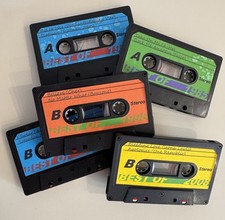 Zauberwürfel, Kassetten, Deko, 80iger Jahre, Party, Geburtstag, Retro, NEU