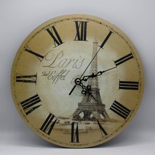 X-118 Schicke Wanduhr "Paris Eiffelturm"