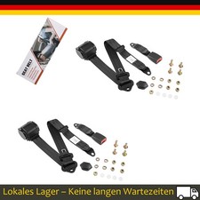 2x car seat belt 3 point for