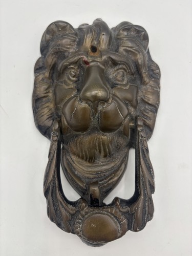 Vintage bronze löwenkopf - vintage,