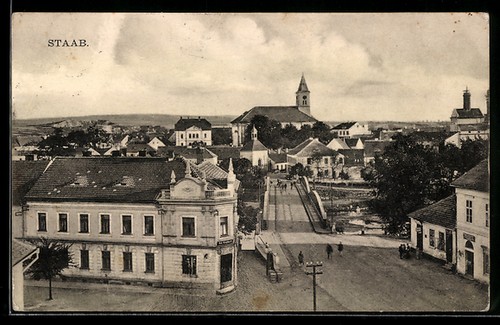 Staab pohled mesto s - staab,, na