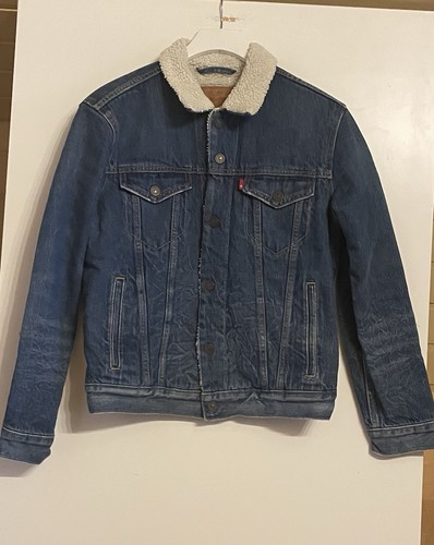 Levi sherpa denim jacke - sherpa,