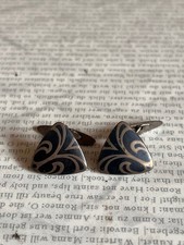 Jugendstil Manschettenknöpfe Tula Silber 800 um 1910