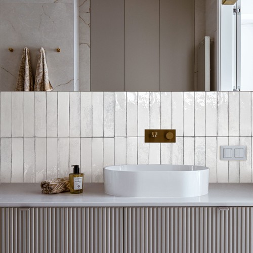 Brick white metro keramik - brick,
