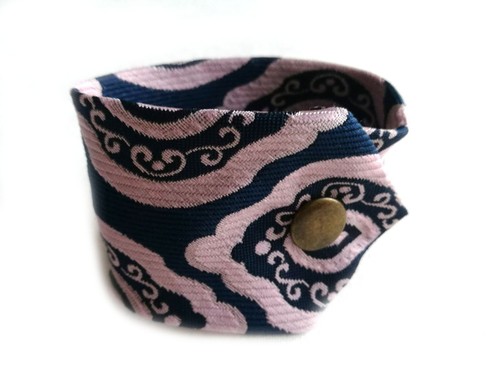 Armband krawatte upcycling - krawatte,