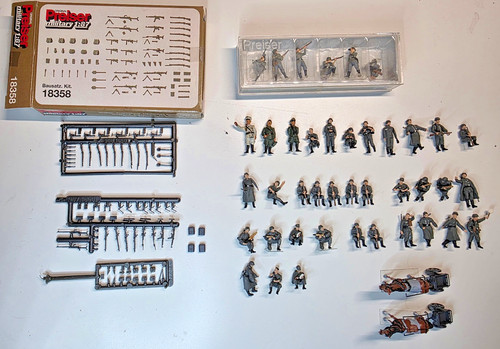 Konvolut militär figuren - konvolut,
